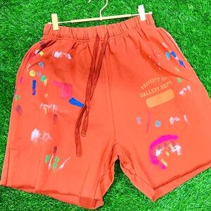 Men's Red Graphic Shorts